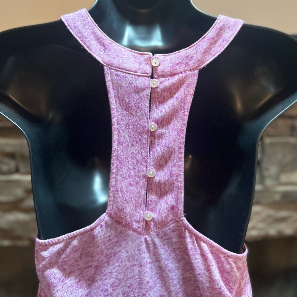 American Eagle purple button up tank